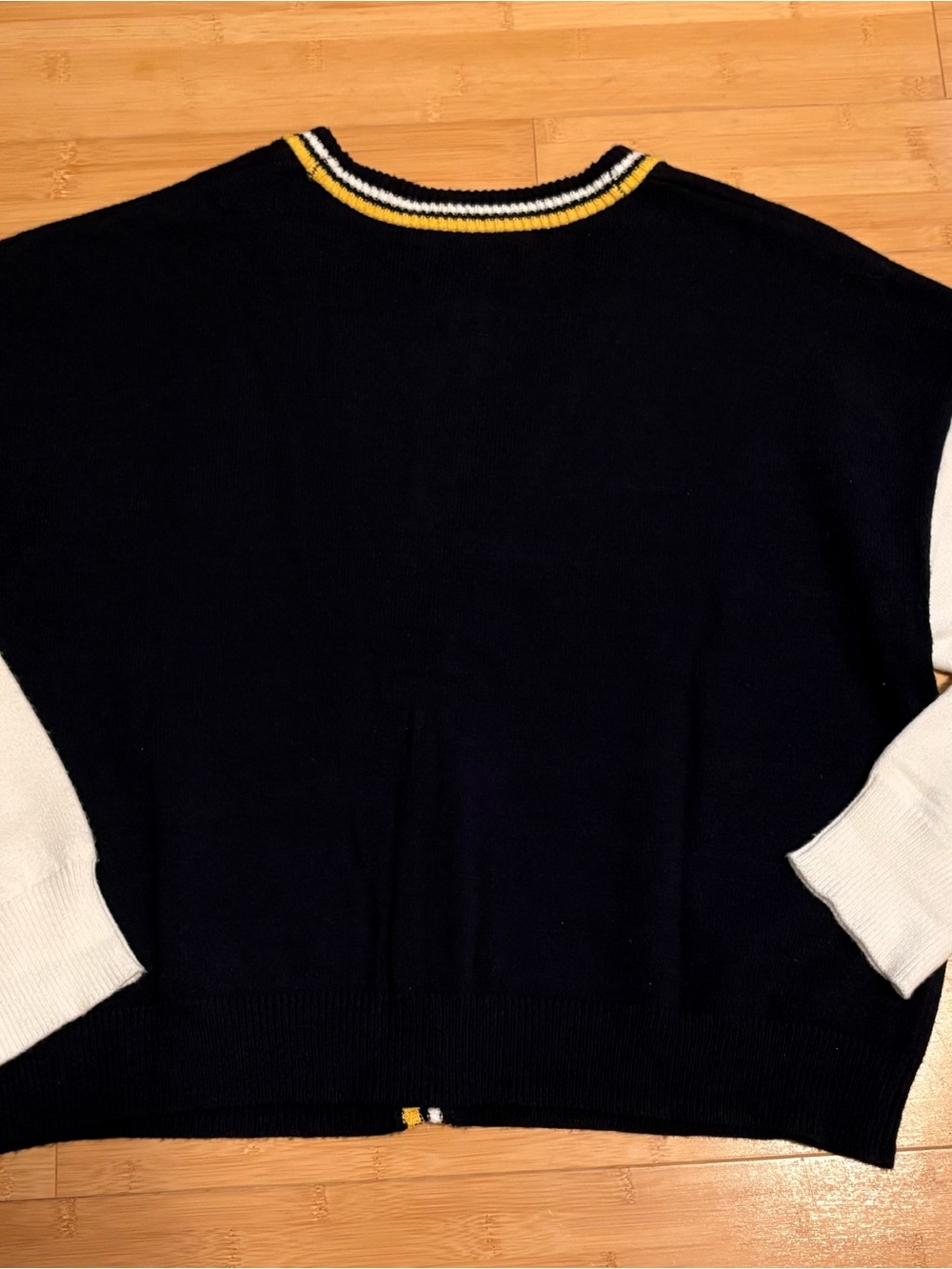 Tretorn 1891 Sweden Varsity Knit Cardigan Retro-Inspired Sweater Medium - Picture 3 of 7